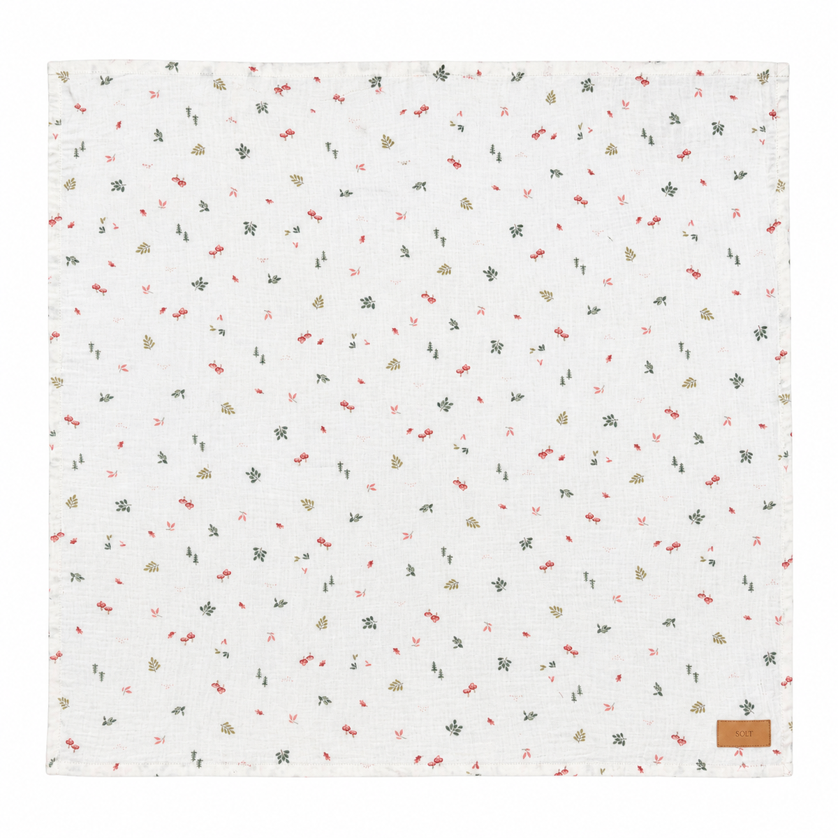 Manta BabySolt Setas y Hojas 70x70cm