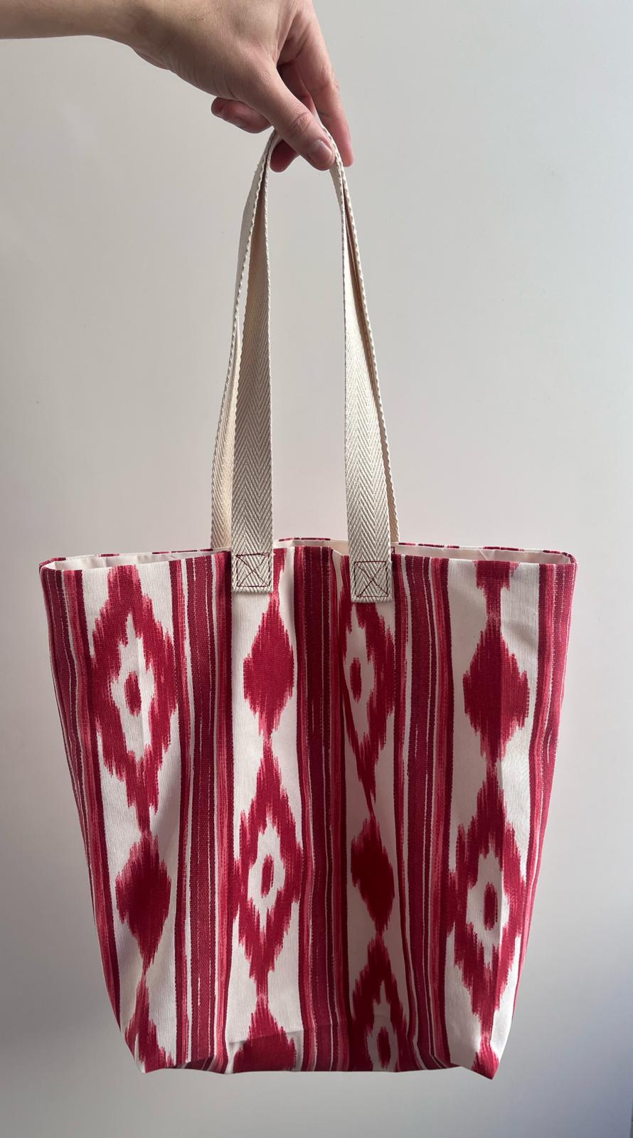 ToteBag - Rojo Estampado Mallorquín RM025